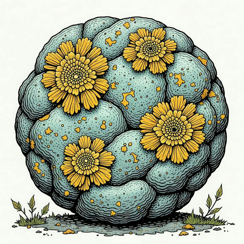 Flowers On A Rock