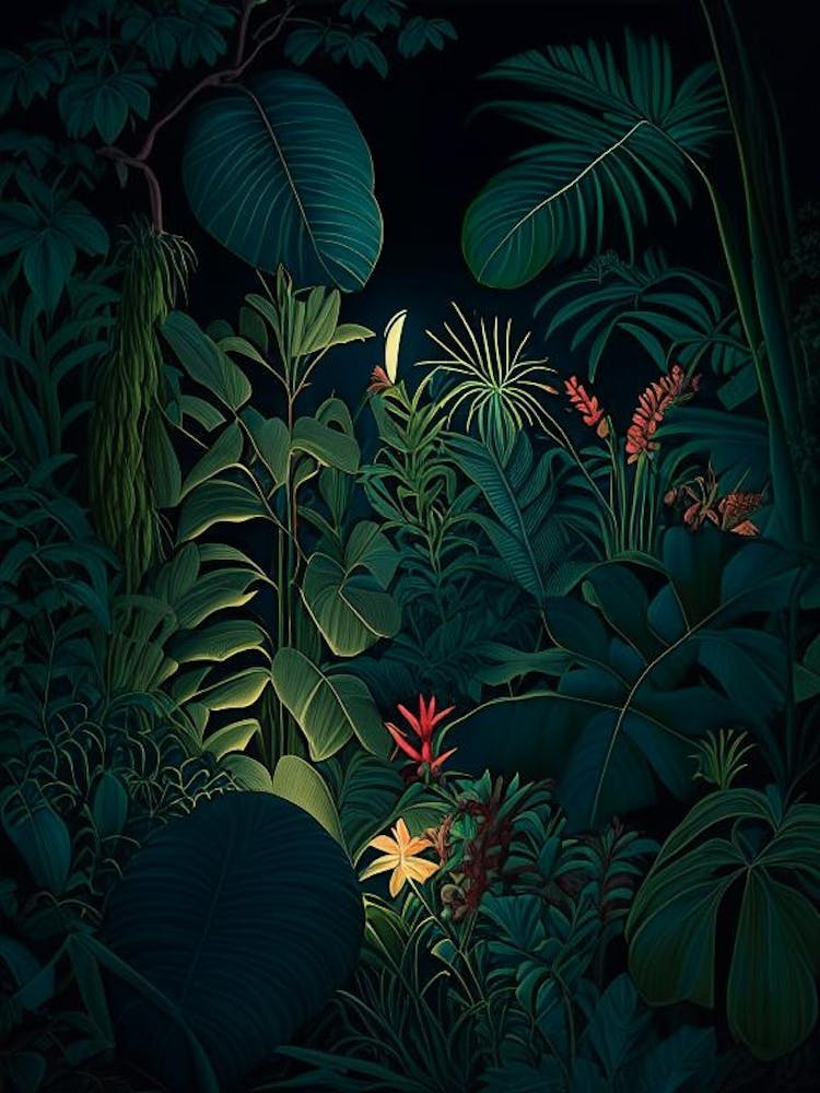 Jungle Night 4 Botanicals