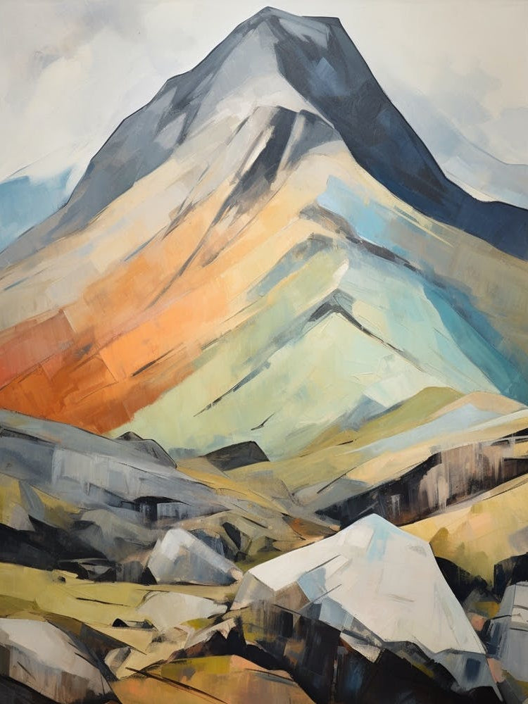 Carnedd Llewelyn Wales 3 Mountain Painting