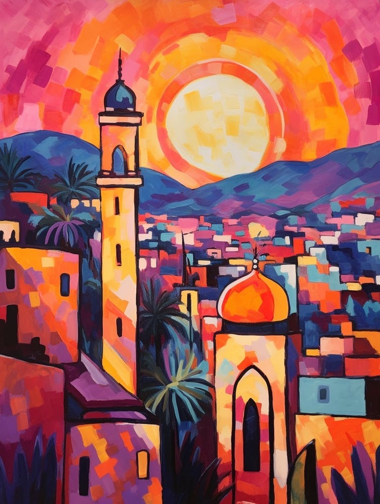 Marrakech Morocco 1 Fauvist Painting