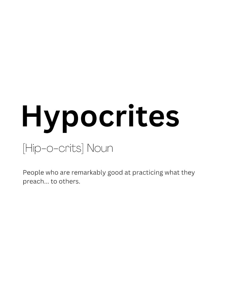 Hypocrites Definition Meaning 1