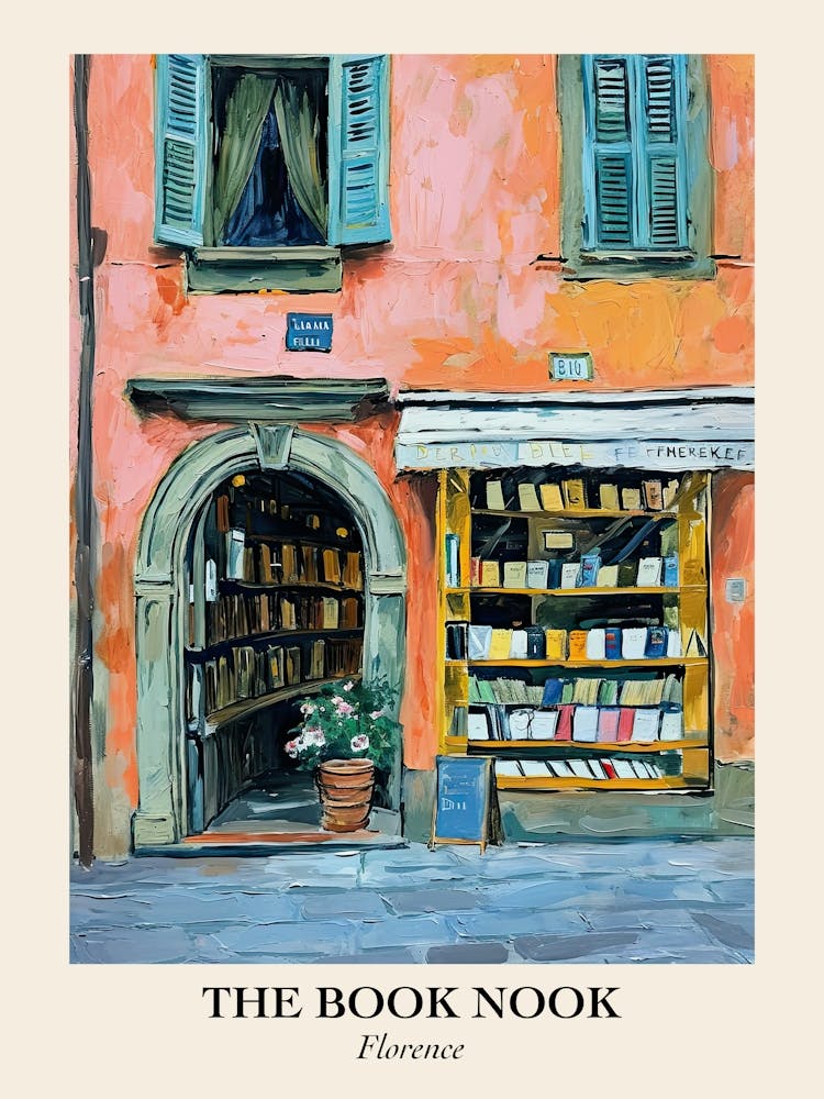 Florence Book Nook Bookshop 2 Poster