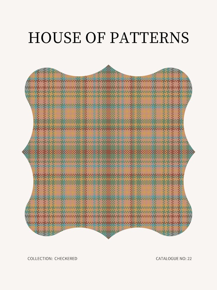 Checkered Pattern Poster 22