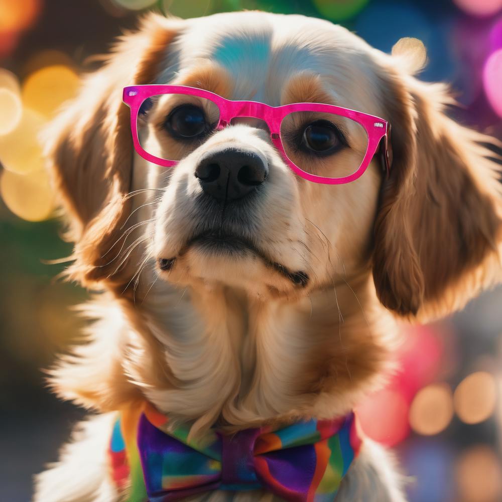 Dog With Glasses