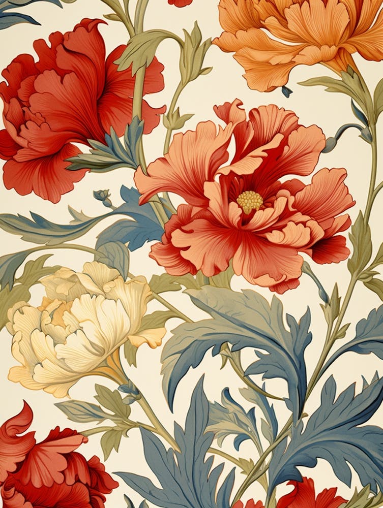 Wallpaper Floral Pattern