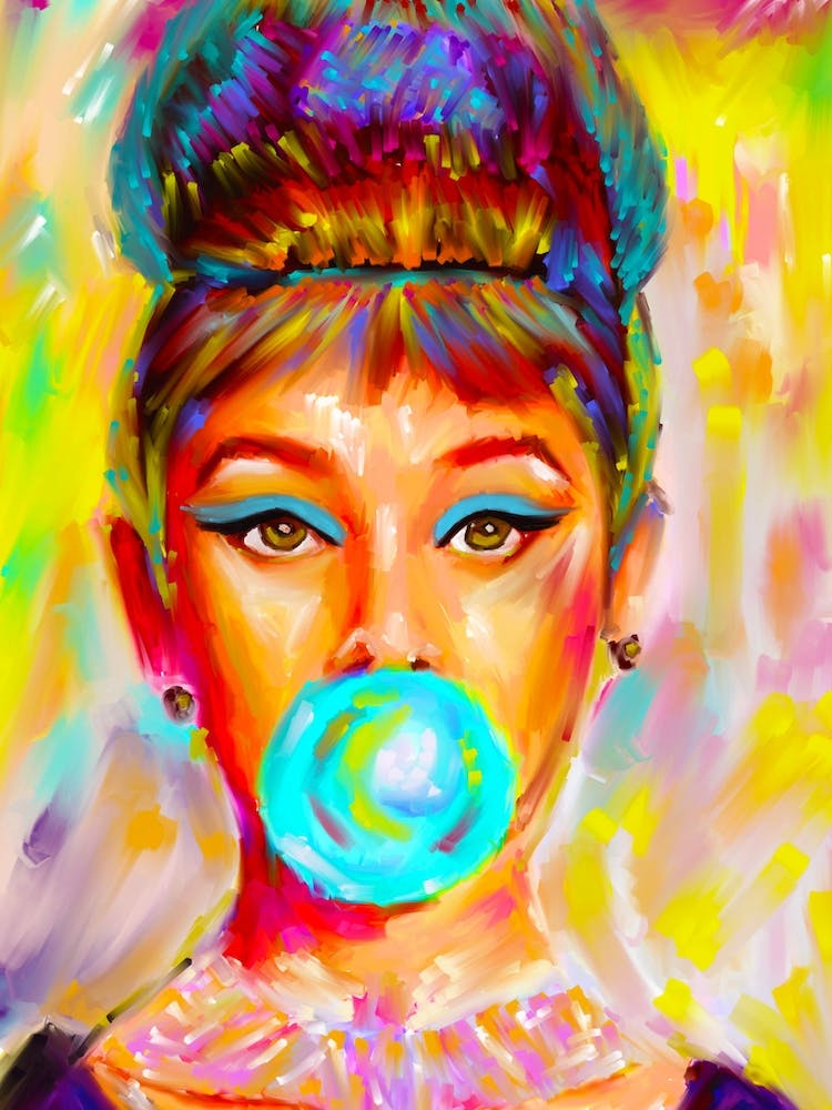 Audrey Hepburn Bubblegum
