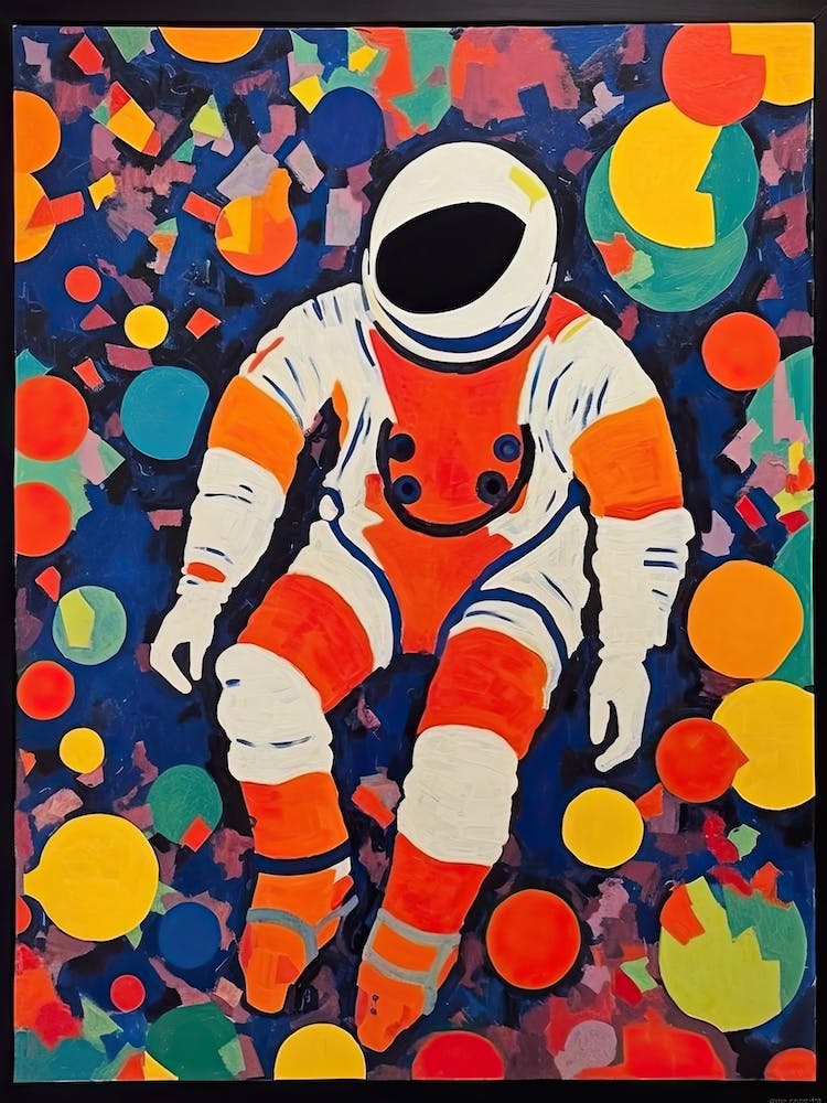 Astronaut Colourful Illustration 7