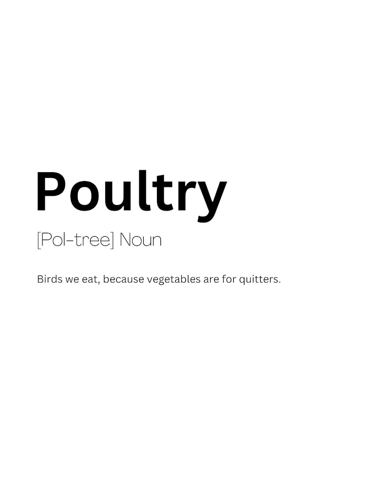 Poultry Definition Meaning