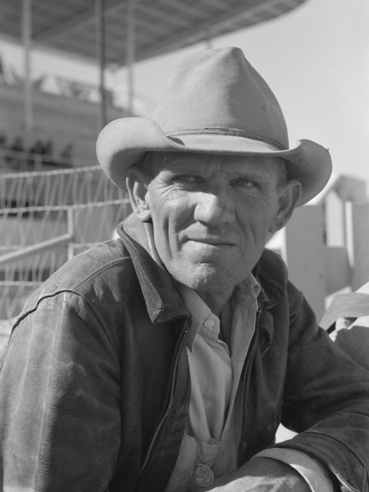 El Centro (Vicinity), California, Cattleman At The Imperial County Fair By Russell Lee