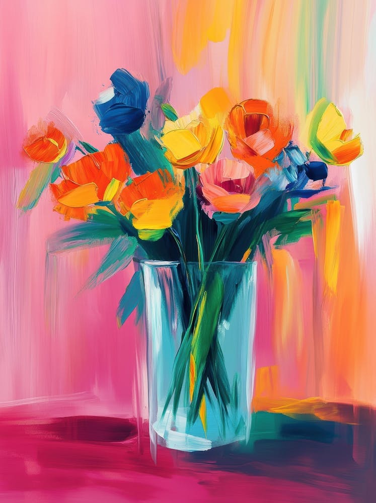 Fleurs dans un Vase 221