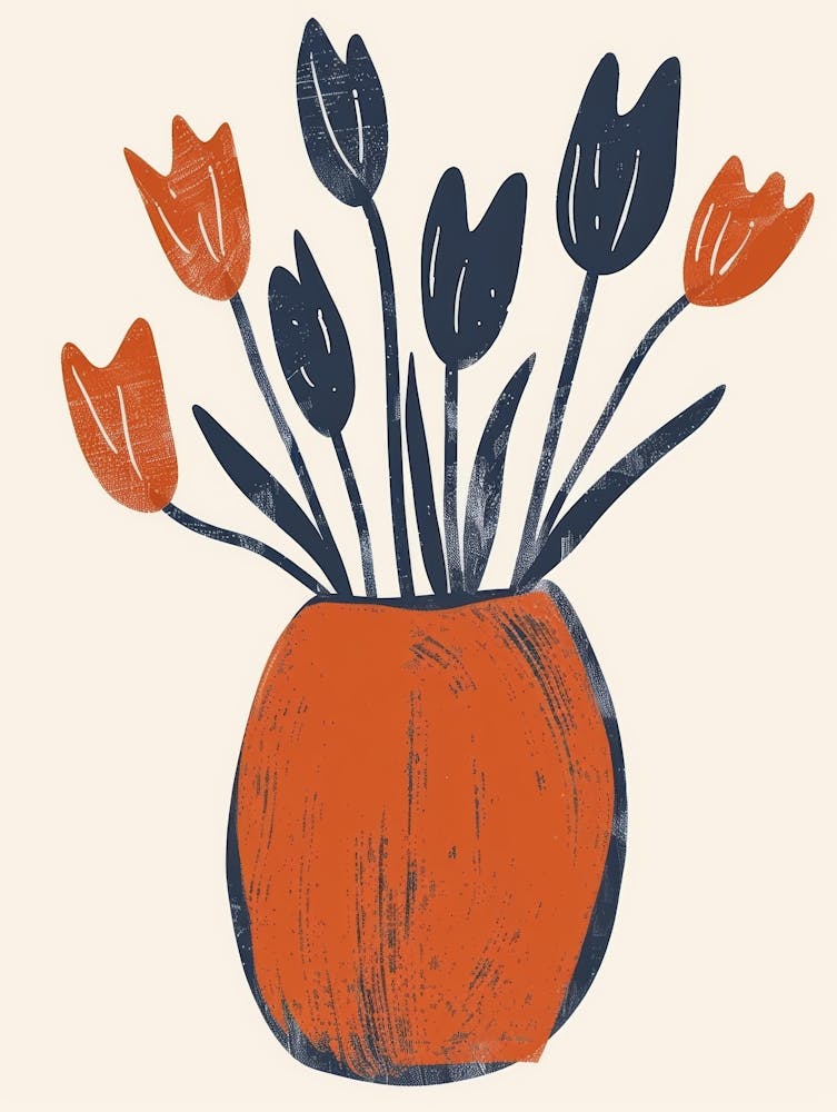 Tulips In A Vase 24