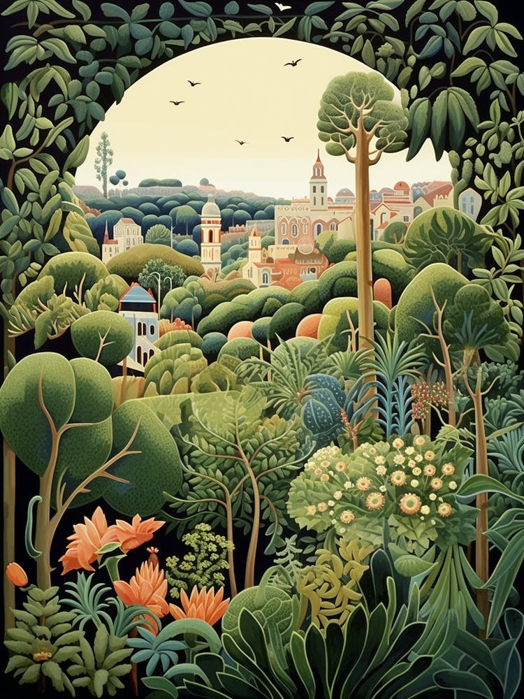 Park Gell Spain Henri Rousseau Style 3