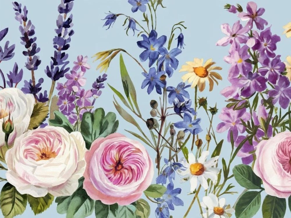 Designers Guild Tourangelle, Roses and Wildflowers