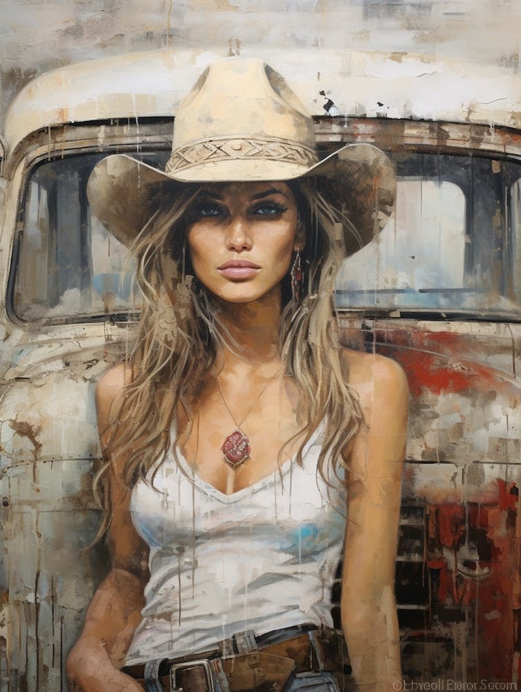 Farm Cowgirl Vintage 2