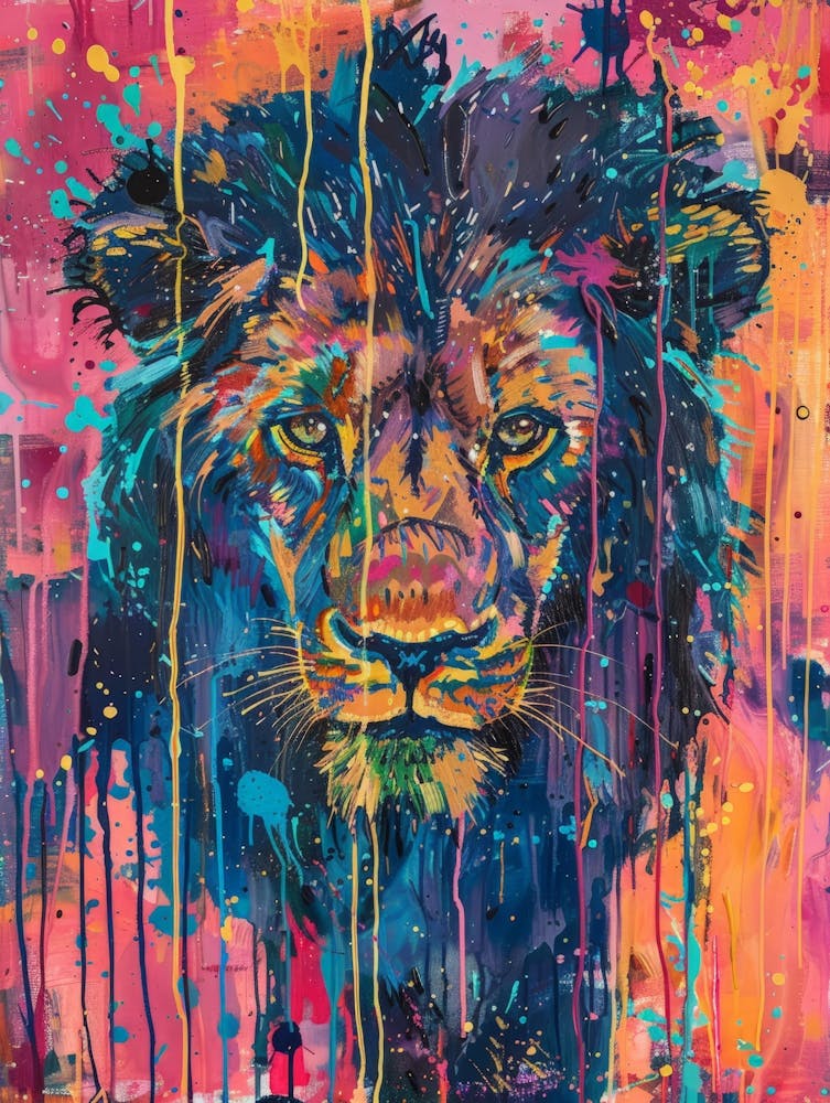 Lion Painting 5
