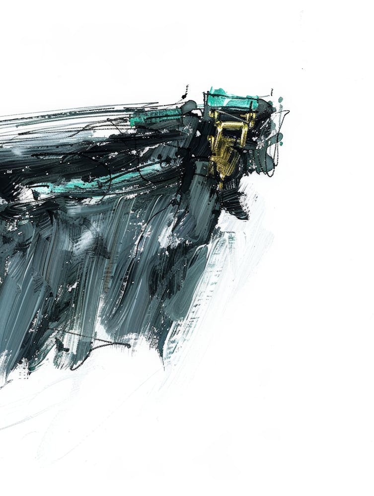 Abstract Of A Ship