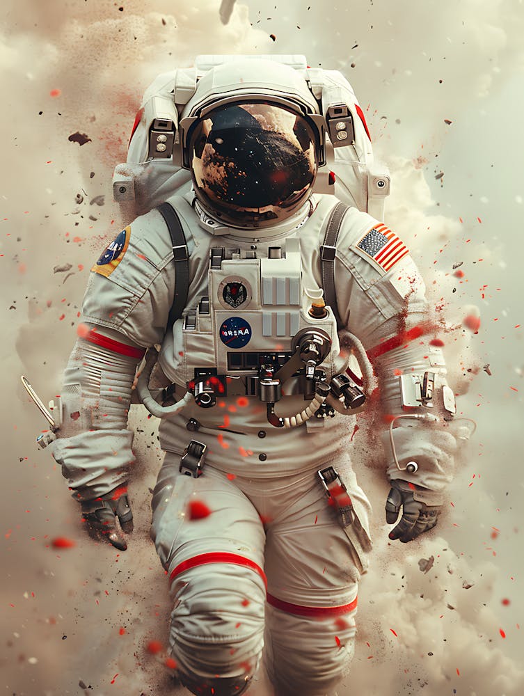 Fantasy Whimsical Astronaut 7