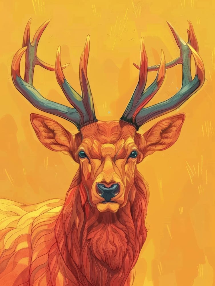 Elk Illustration 5