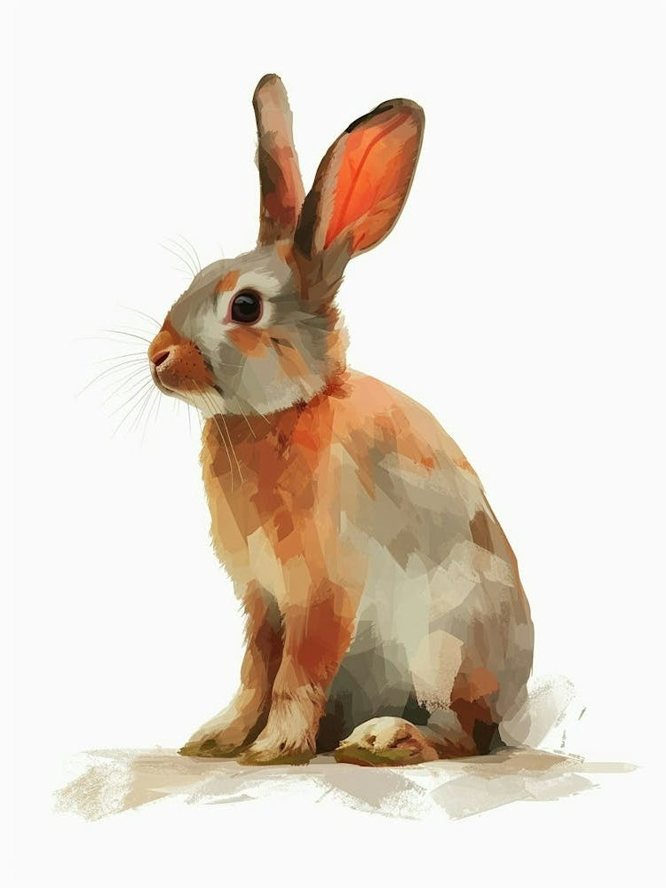 Satin Rabbit Nursery Illustration 3
