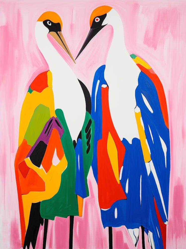 Colourful Kids Animal Art Crane 3