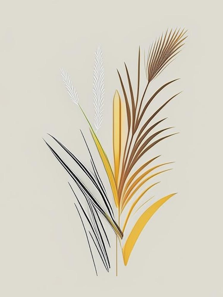 Lemon Grass Spices And Herbs Retro Minimal 2