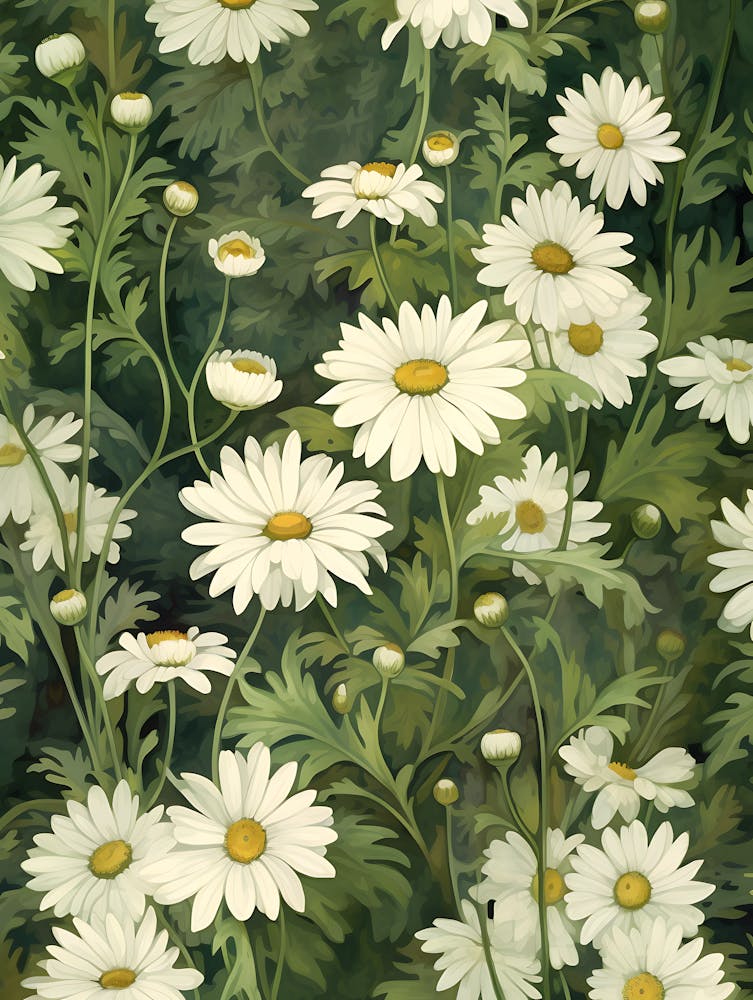 Daisy Seamless Pattern