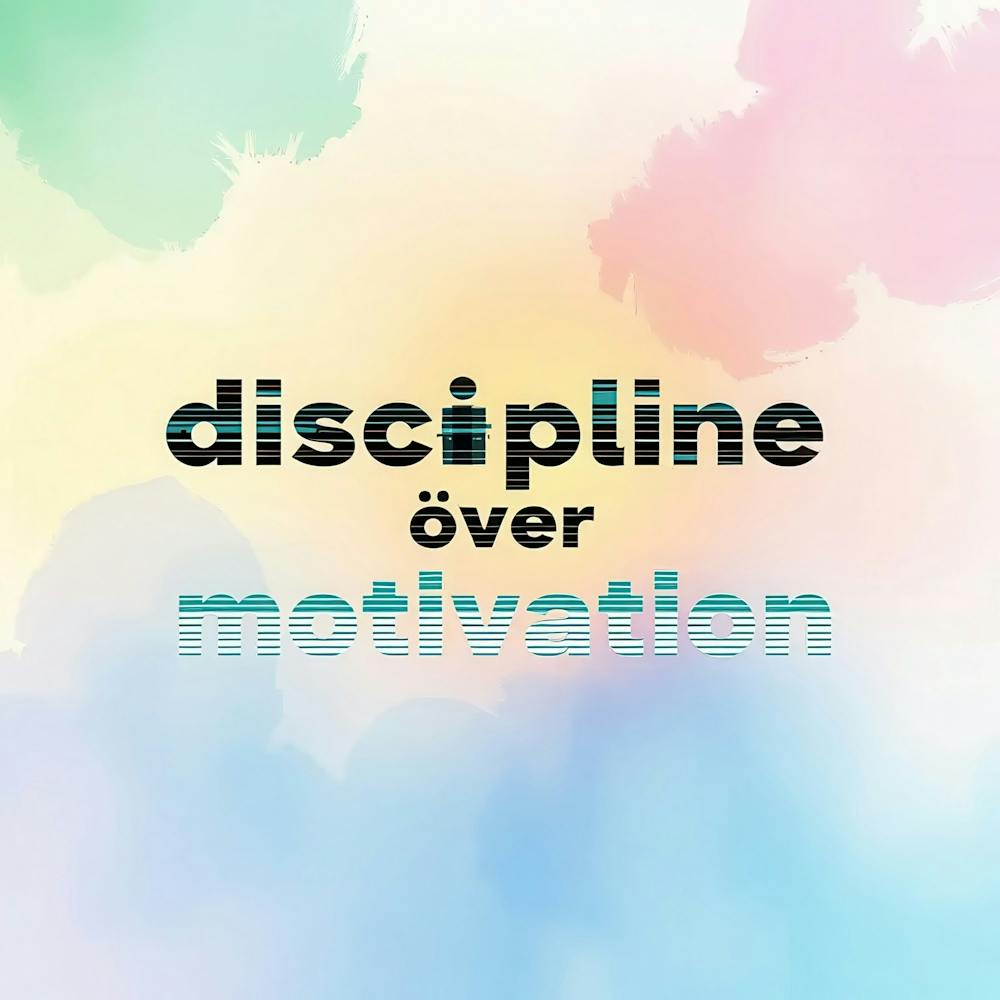 Discipline Over Motivation