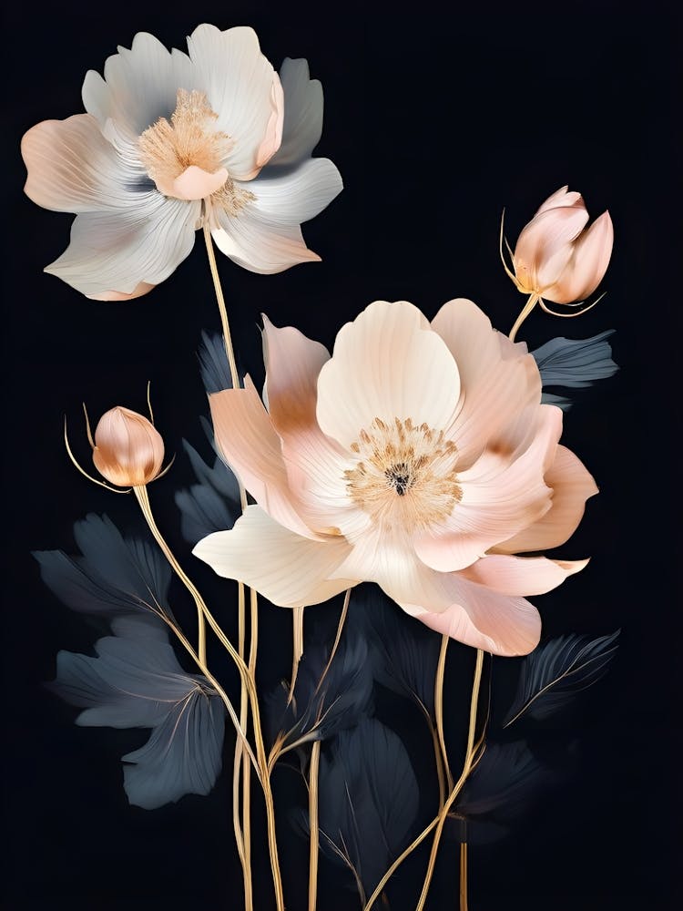 Peonies Canvas Print 1