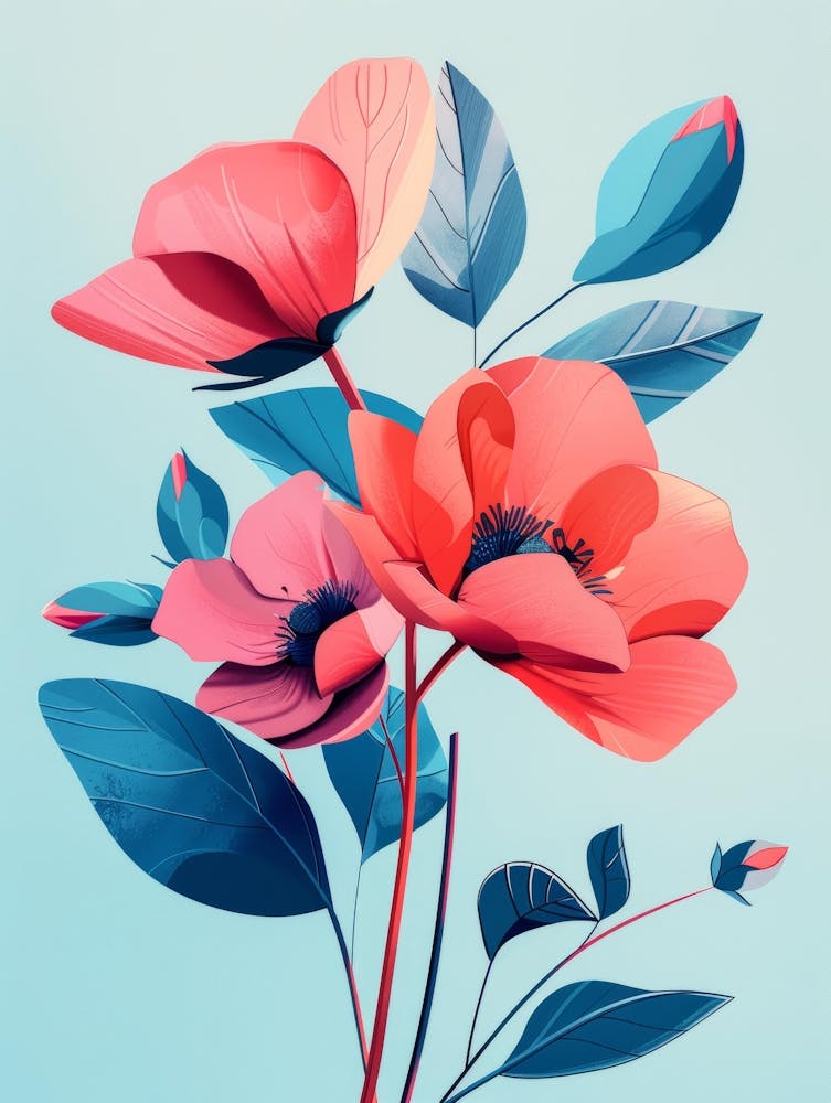 Abstract Flowers 16