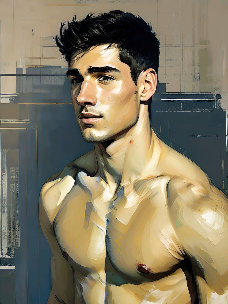 Shirtless Man