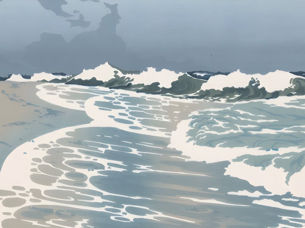 Stormy Day At The Beach