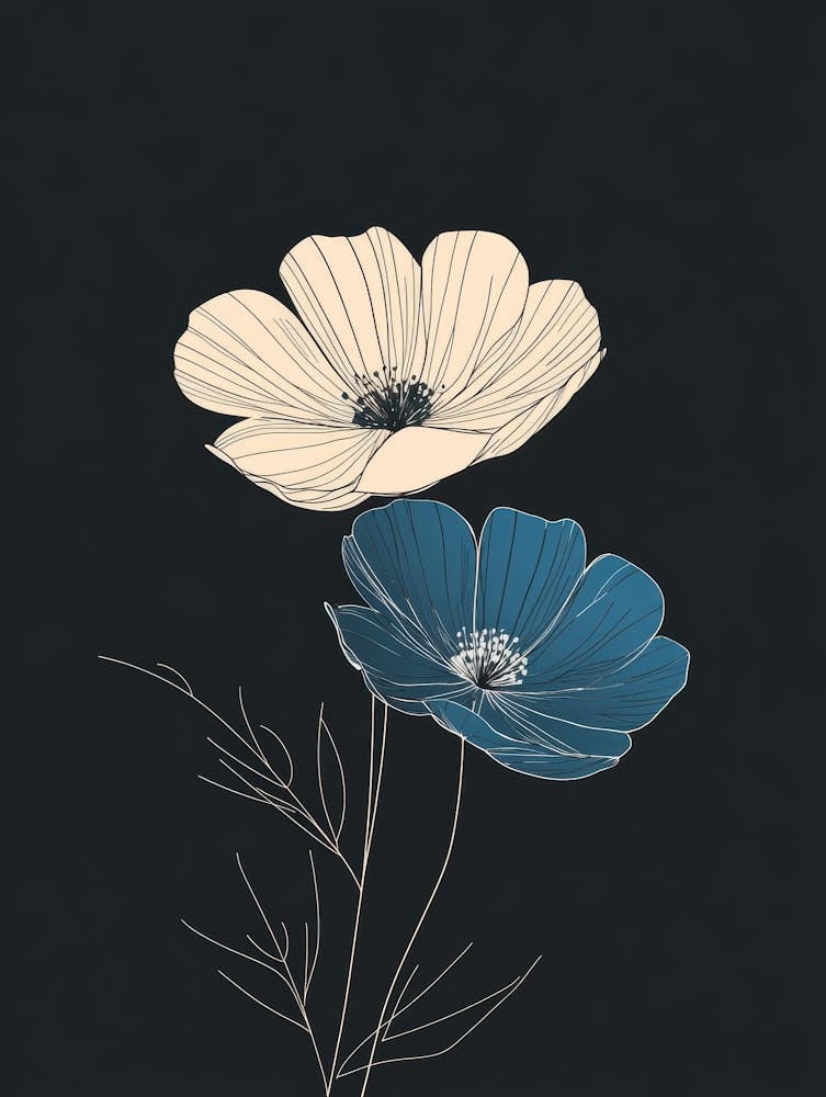 Cosmos Impression sur toile