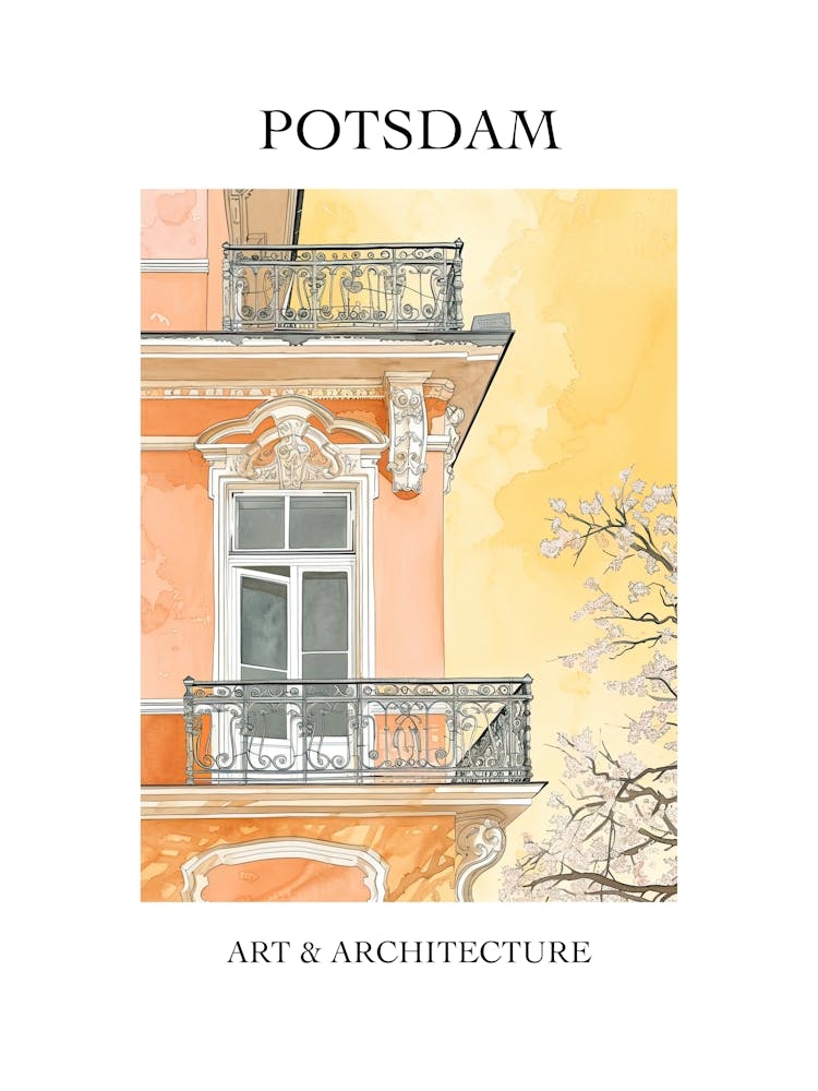 Potsdam Travel And Architecture Poster 4