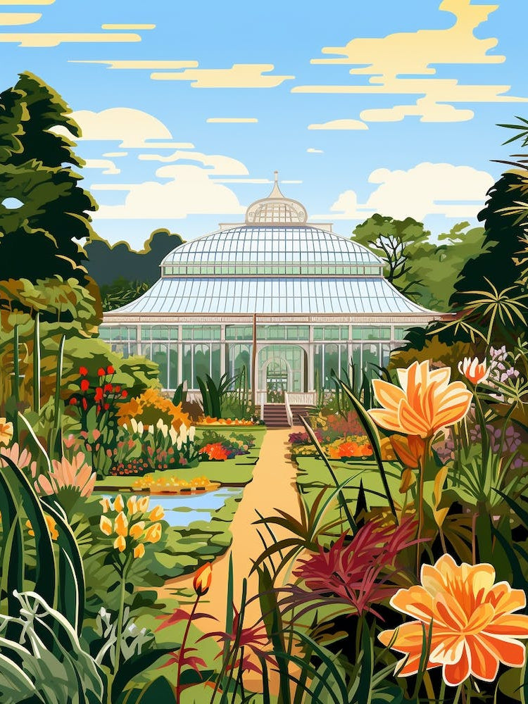 Royal Botanic Garden Edinburgh United Kingdom Illustration 2  