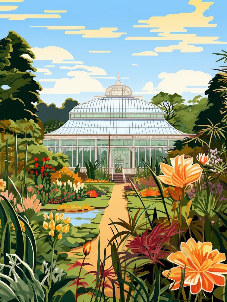 Royal Botanic Garden Edinburgh United Kingdom Illustration 2  