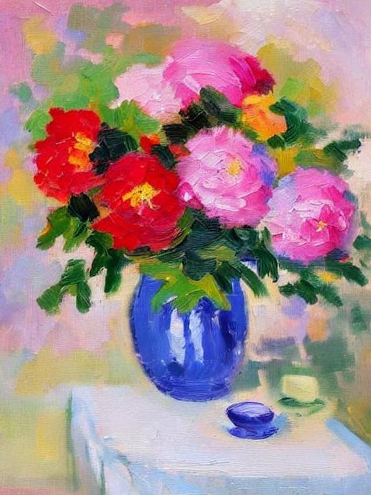 Peony 2  Matisse Style Flower