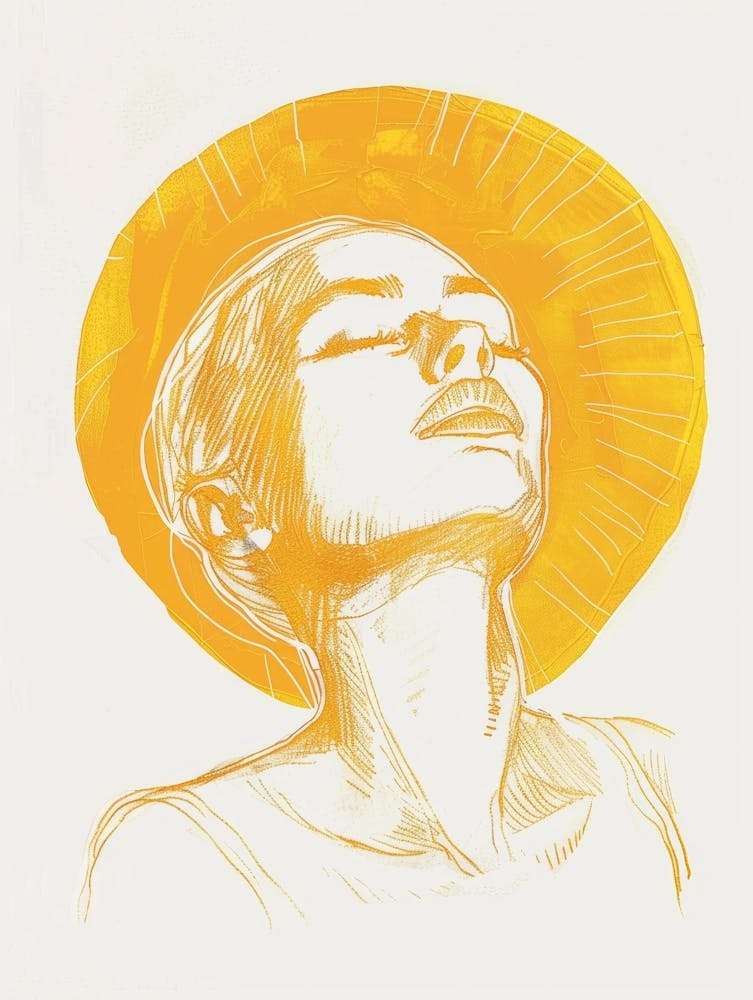 Woman With Sun Hat
