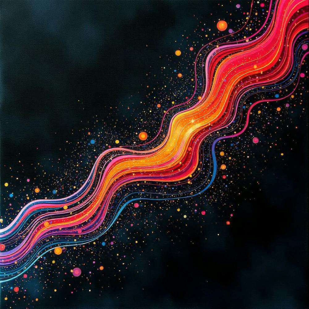 Abstract Wave Canvas Print