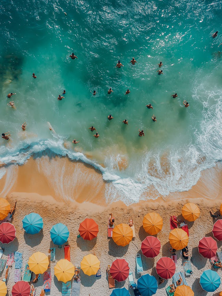 Aerial View Miami Beach