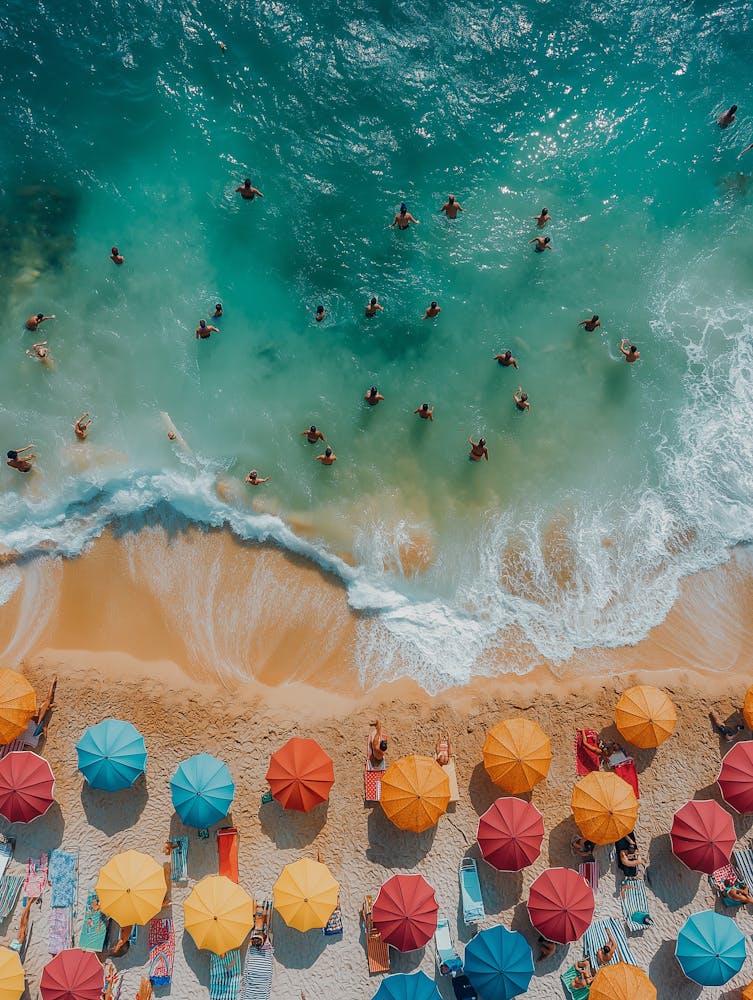 Aerial View Miami Beach