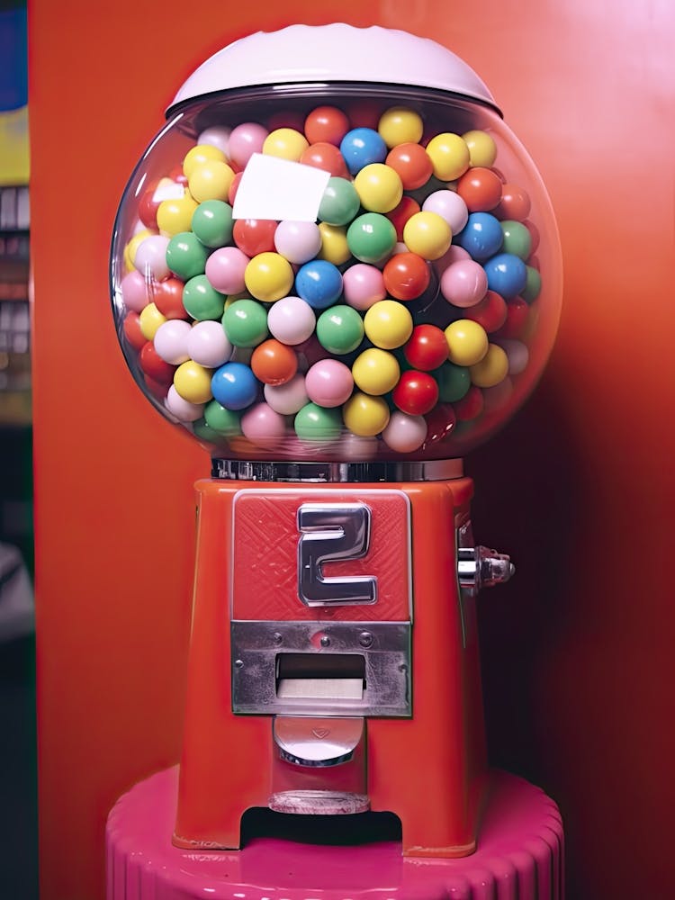 Bubble Gum Machine Retro Summer Photography 3