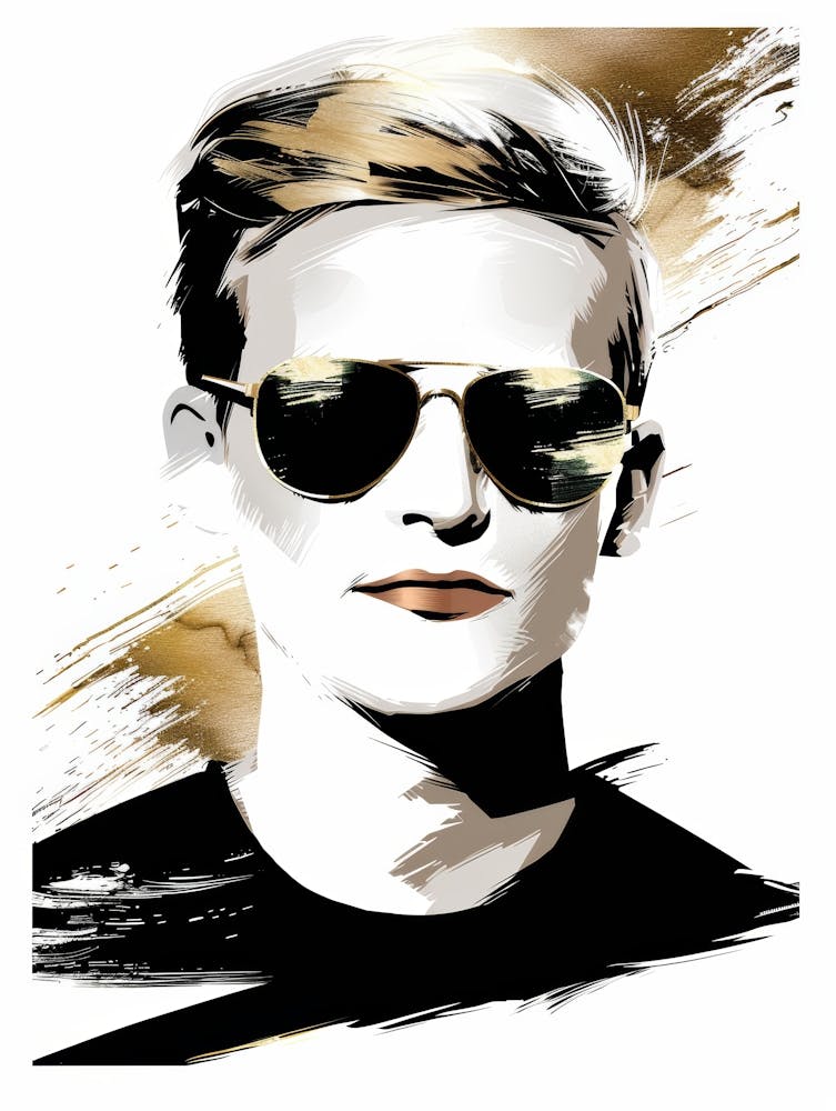 Portrait Of A Young Man With Sunglasses