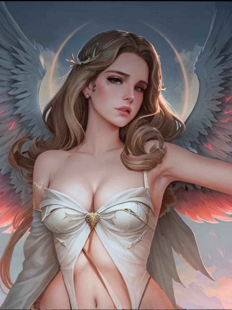 Angel lana del rey ai art stable diffusion