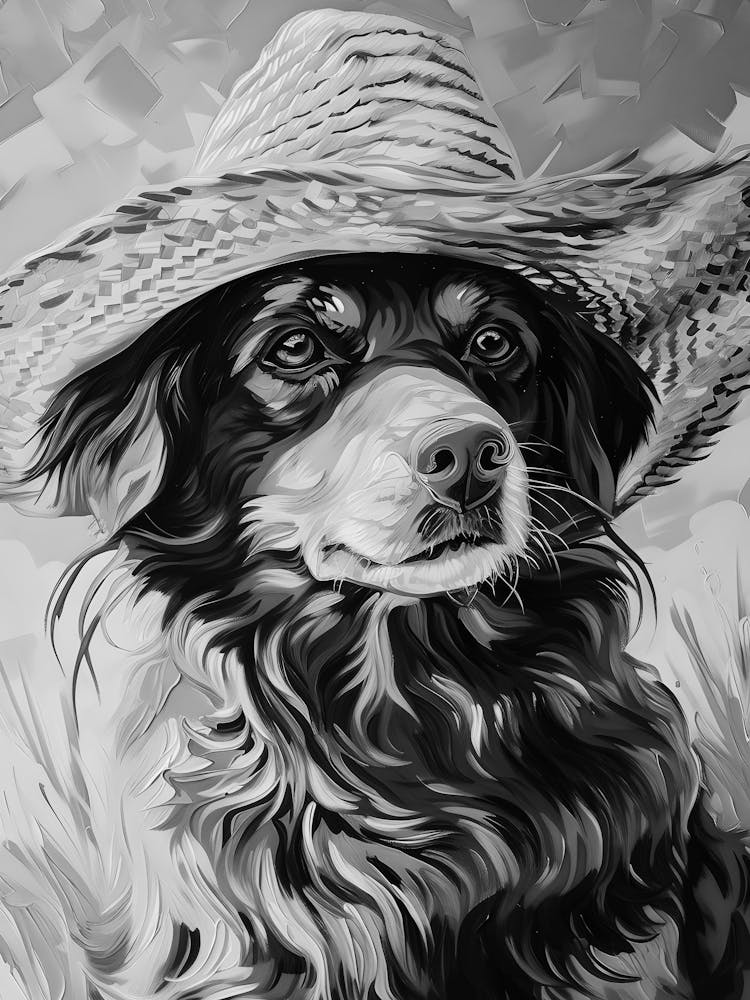 Dog In A Hat 1