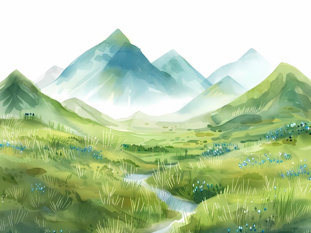 Oil paint Green Valley 7