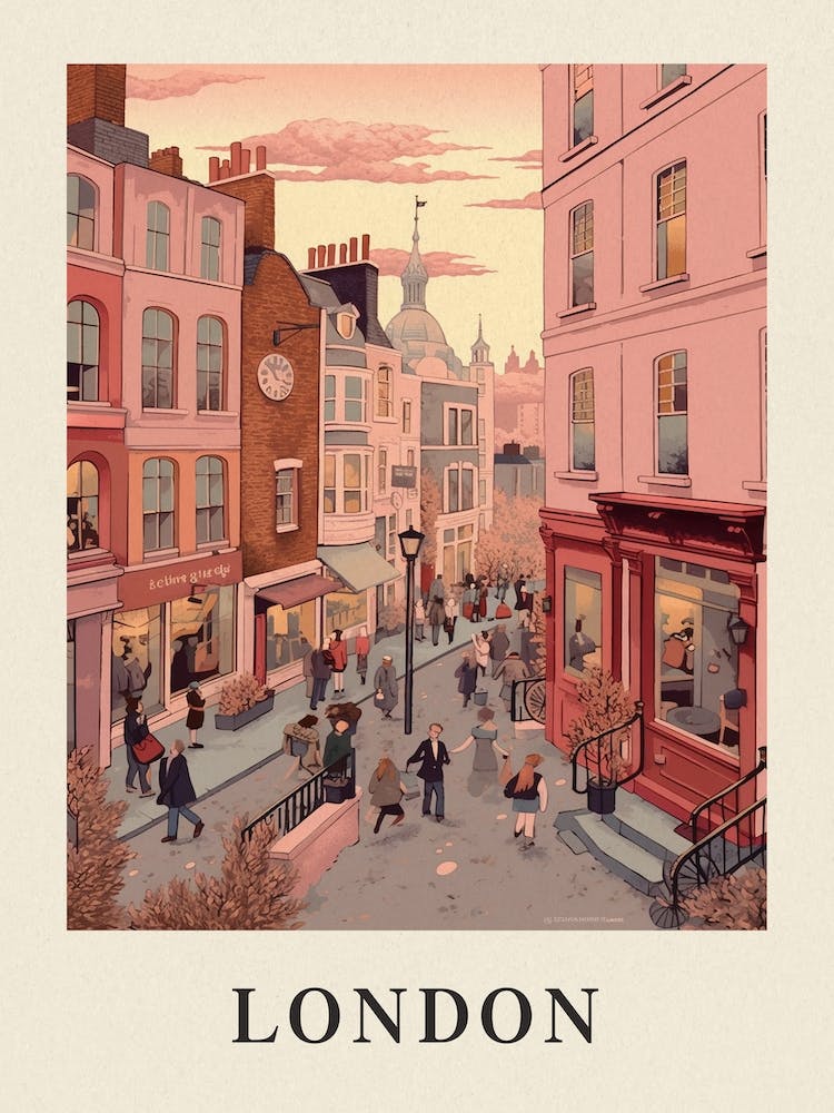 Vintage Travel Poster London 3