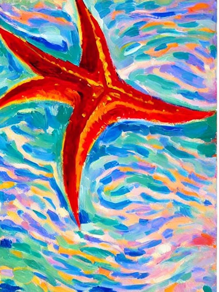 Sea Star (Starfish) Matisse Inspired