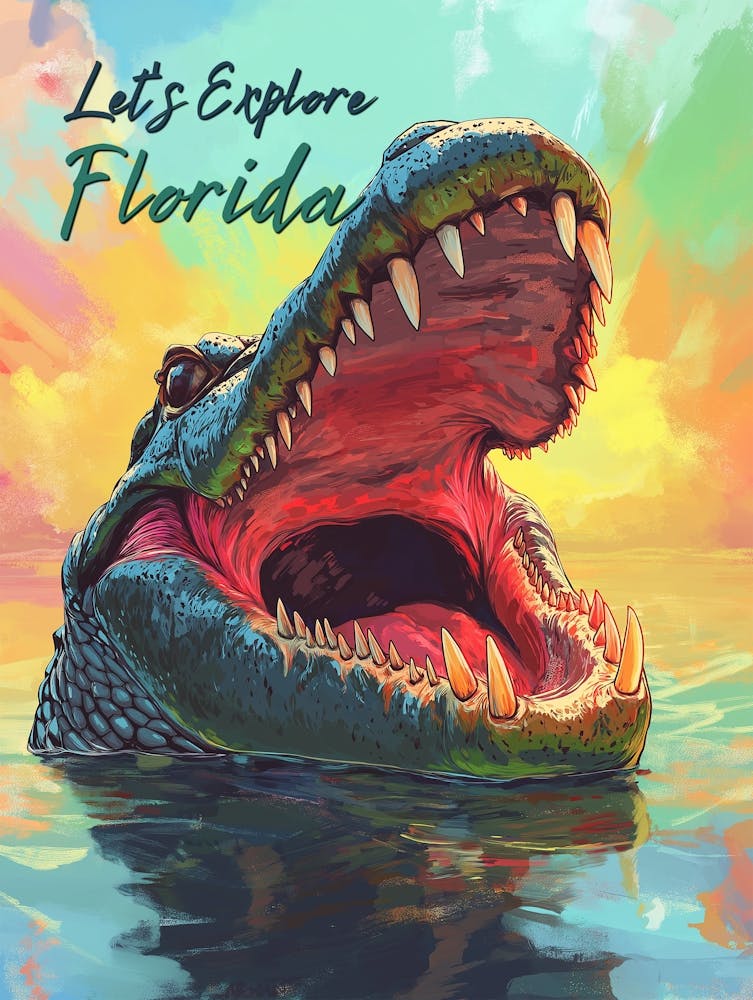 Vibrant Alligator Adventure in Florida
