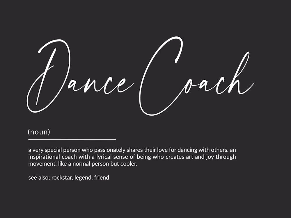 Dance Coach Definition