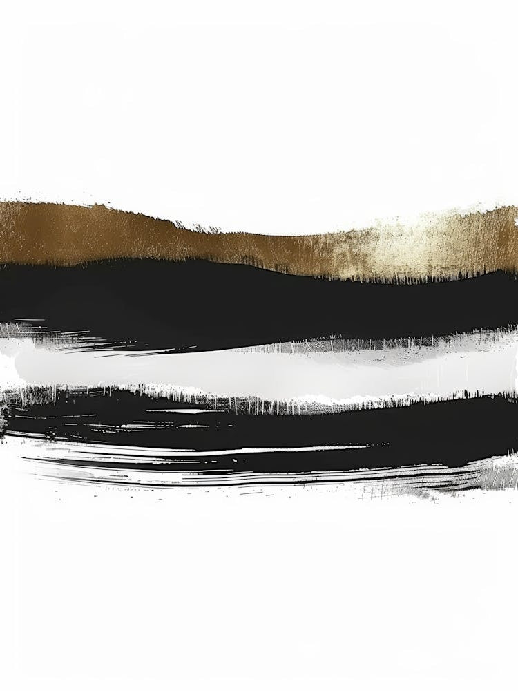 Black And Gold Canvas Print 17